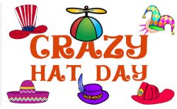 Clipart image of various silly hats